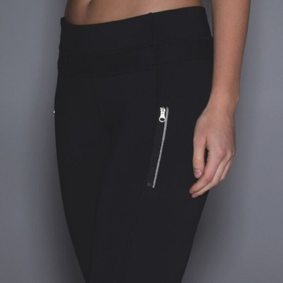 Lululemon Inspire Tight II Mesh Black Size 6 - Picture 3 of 15